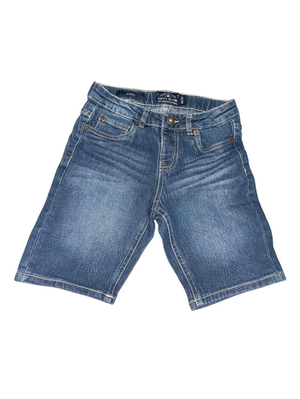 Lucky Brand Girls' Zoe Jegging Stretch Denim Shorts Blue Size M 8/10